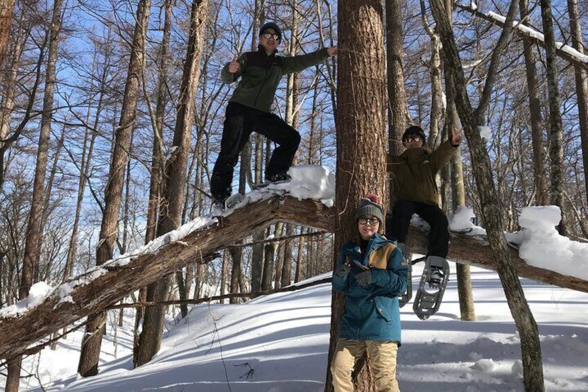 [5 minutes from Minakami Inter] Snow walking half-day tour enjoyed by the family