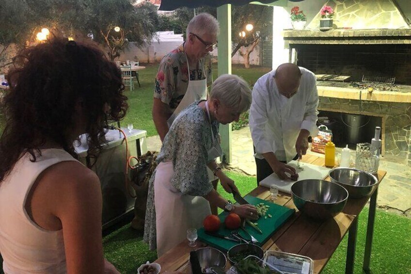 Cooking Class & Private Dining with Head Chef in Kalamata Messinia, Greece!