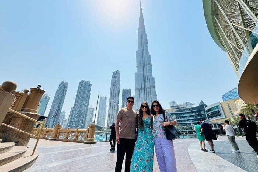 Full Day Dubai City Tour with Burj Khalifa Ticket 'At the Top'