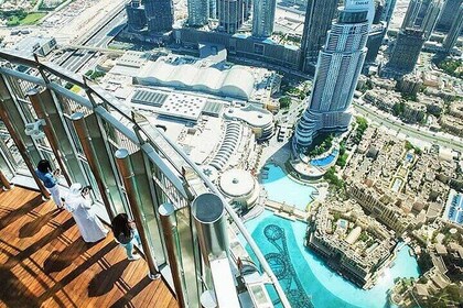 Heldags Dubai City-tur med Burj Khalifa-billett 'To the Top'