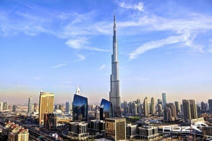 Full Day Dubai City Tour with Burj Khalifa Ticket 'At the Top'