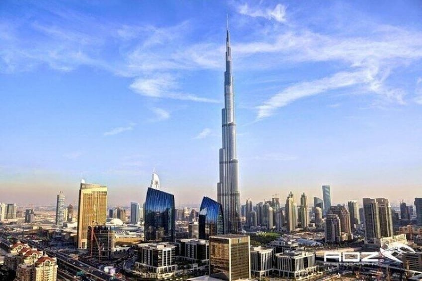 Full Day Dubai City Tour with Burj Khalifa Ticket 'At the Top'