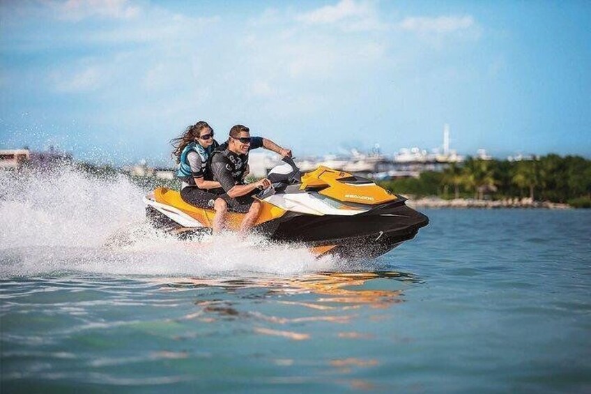 Double Jet Ski In Playa Chica