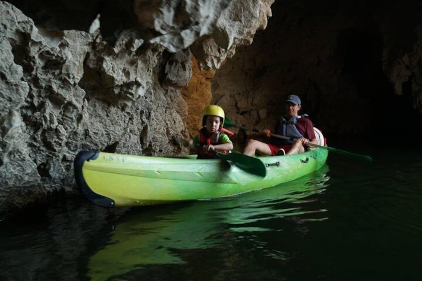 Canoe descent supervised for the family - from 3 years old