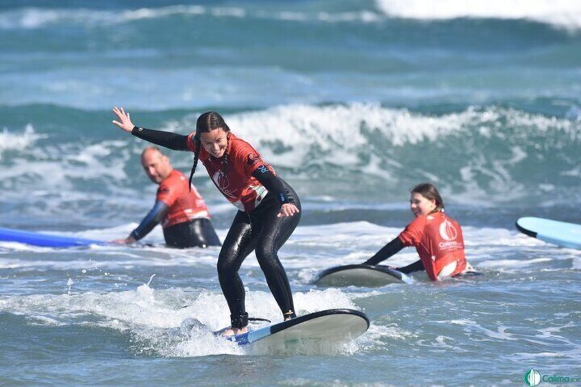 2-hour surf class in Famara