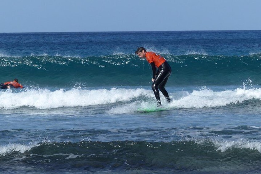 2-hour surf class in Famara