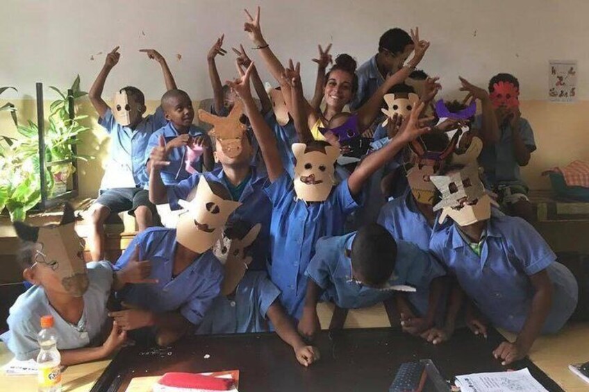 Simabo activity with the children of Cape Verde
