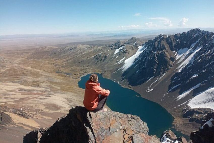 From the top of Pico Austria overlooking the Jurikhota Lagoon
