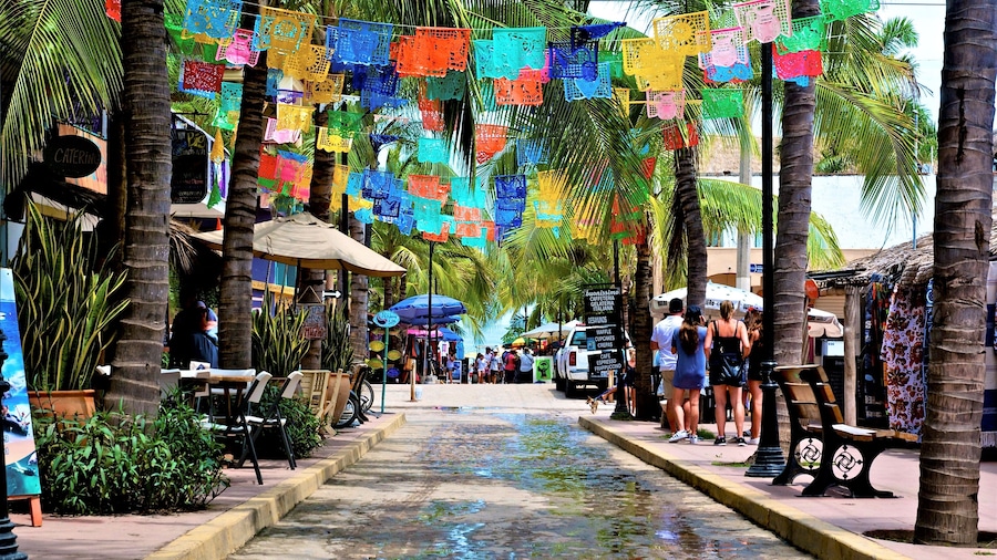 Street scene in Sayulita