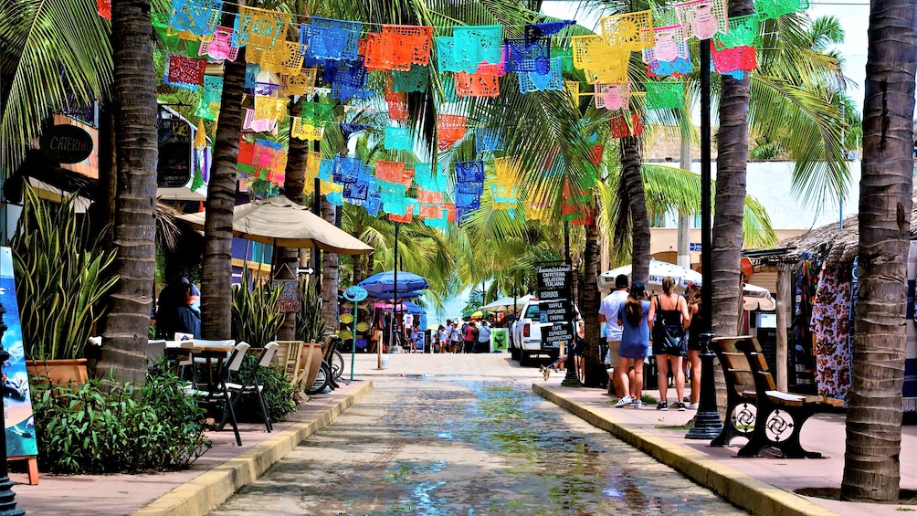 Street scene in Sayulita