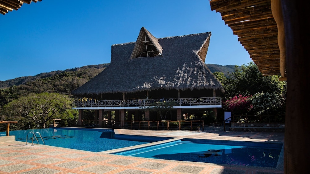 Eco lodge in the Sierra Madre Mountains