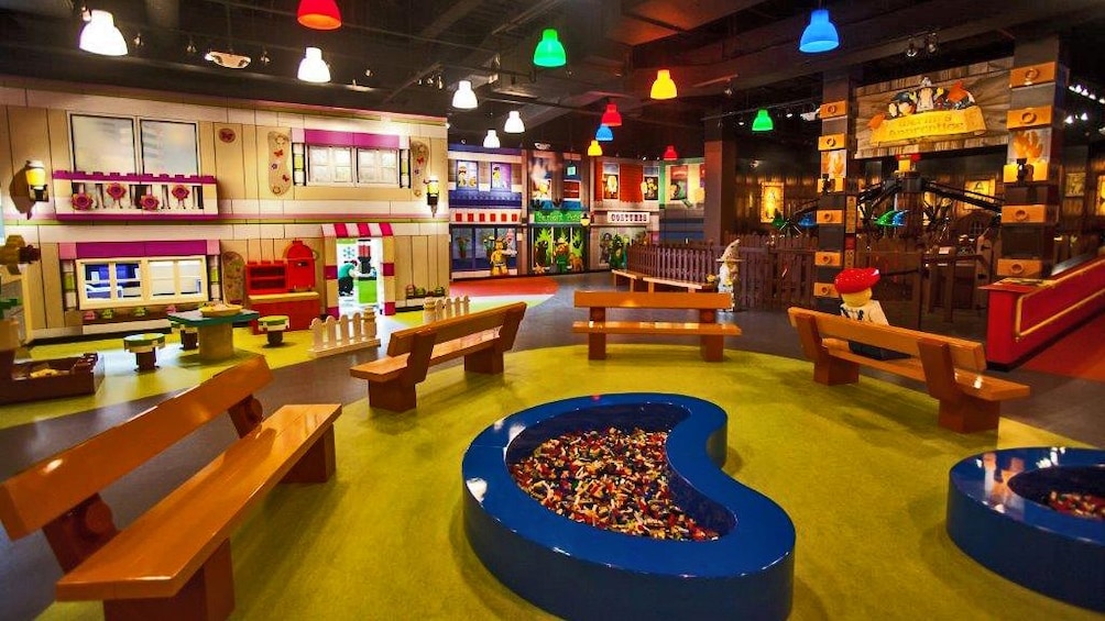 Show item 4 of 10. Interior of play area at legoland