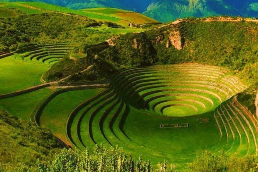 Moray - this is an Inka invention to adapt plants in other environments.