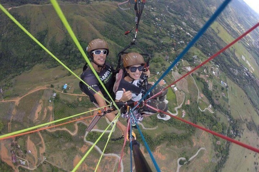 Paragliding + Wine tasting + Hacienda El Paraiso + Saint Helena