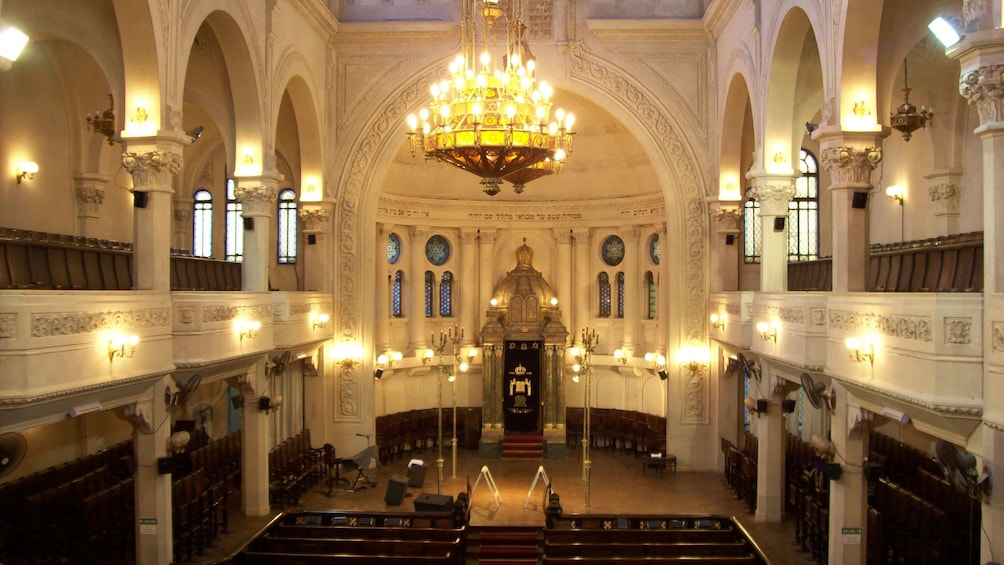 inside a Jewish worship building in Argentina