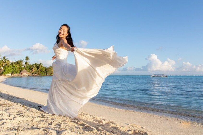 Matira Beach - Shooting in Bora Bora