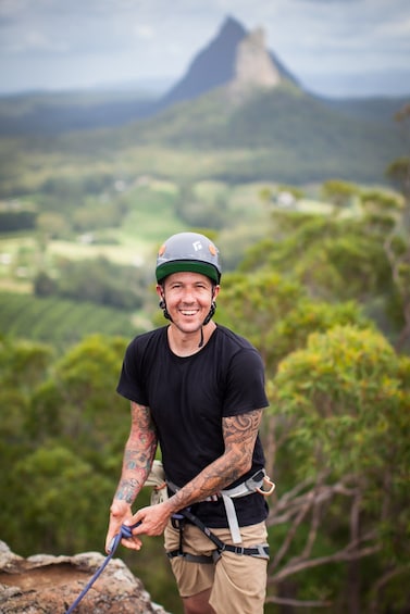 Show item 4 of 5. Glass House Mountains Abseiling Adventure