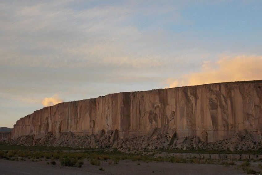 Sunset in canyons
