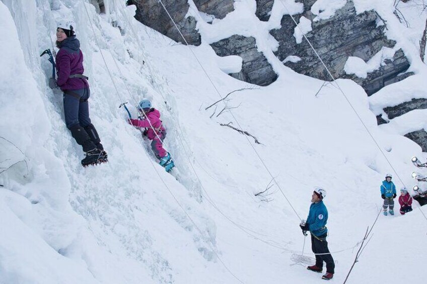 Kid’s Ice Climbing Adventure in Pyhä-Luosto, Finland