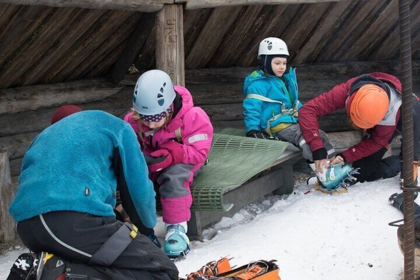 Kid’s Ice Climbing Adventure in Pyhä-Luosto, Finland