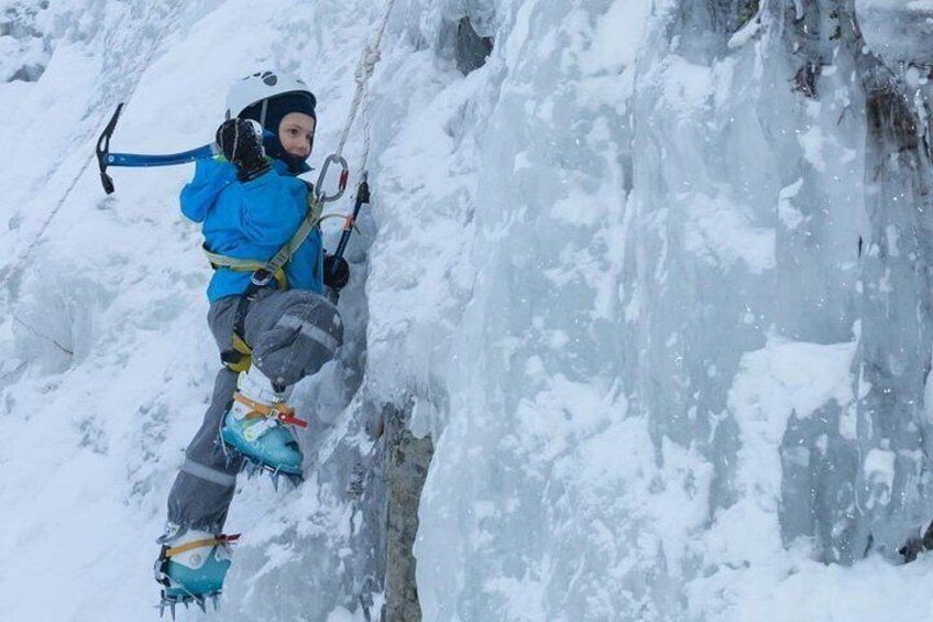 Kid’s Ice Climbing Adventure in Pyhä-Luosto, Finland