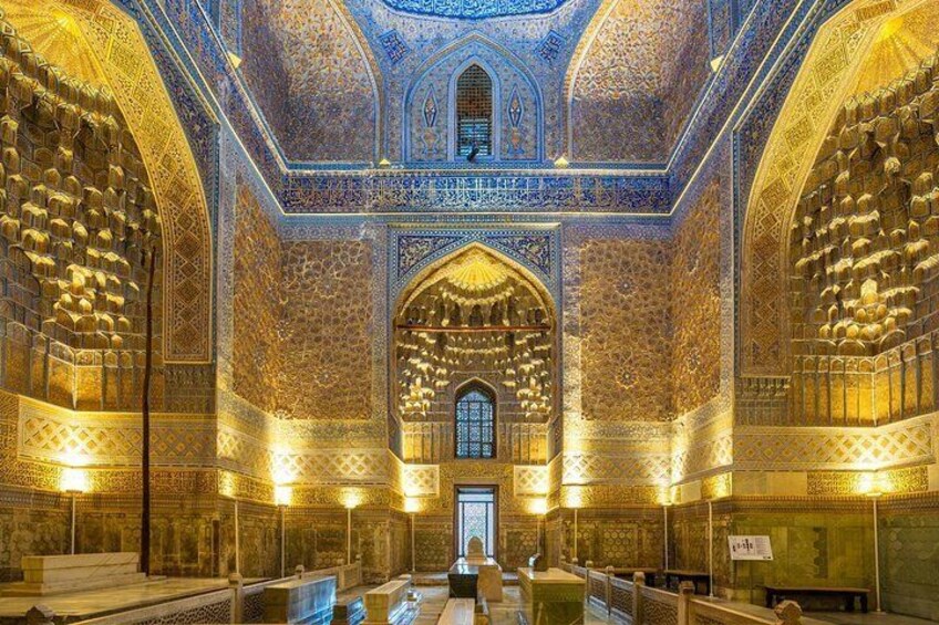 inside of Gur-Emir Madrassah
