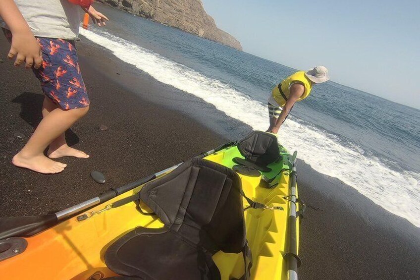 Kayaks for rent in Playa de Santiago