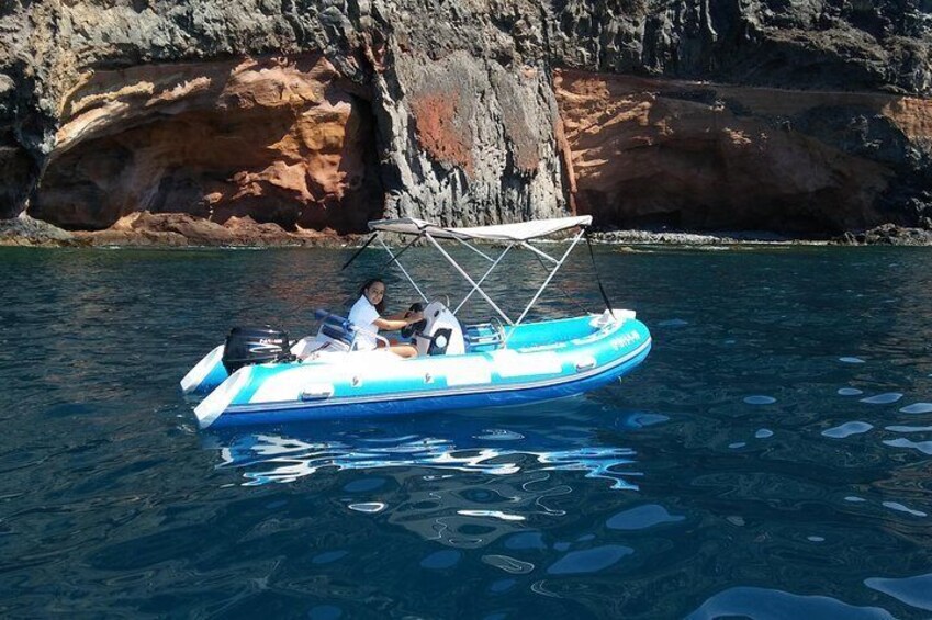  Inflatable boat without a license
