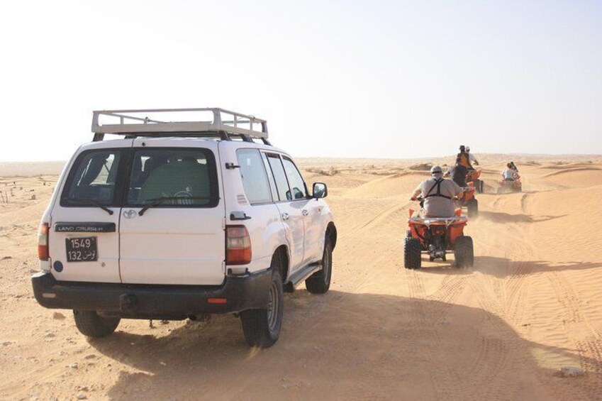 Excursion Djerba -MATMATA-KSAR GHILANE Tiniri Camp, Timbaïne