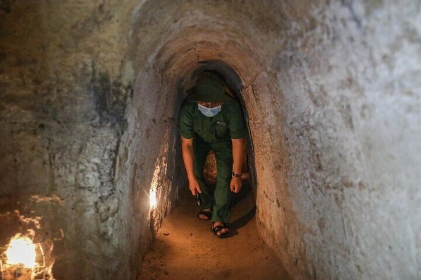  VIP tour Cu Chi Tunnels Half Day and Lunch Group 10 Pax 