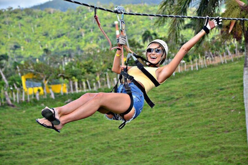 Punta Cana Zipline Adventure plus Buggies and Horse Back Riding