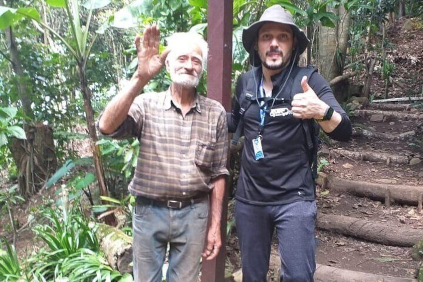 Don Alberto Gutierrez. Stone sculptor, world renowned.