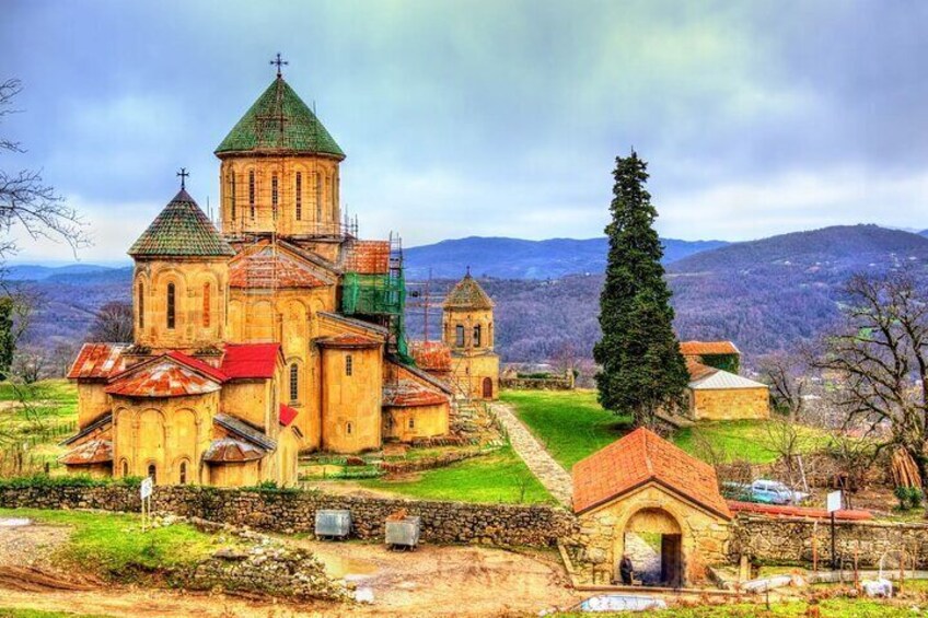 Bagrati Cathedral, Gelaty Monastery, Motsameta Monastery from Kutaisi