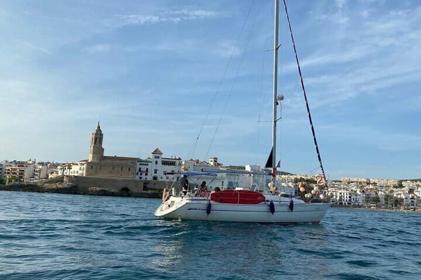 Sailing in Sitges