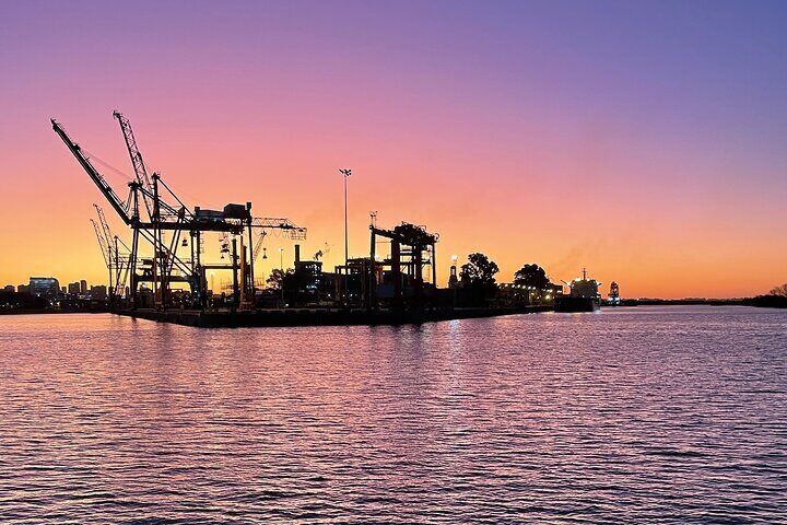 Sunset Navigating the Río de la Plata & Open Bar