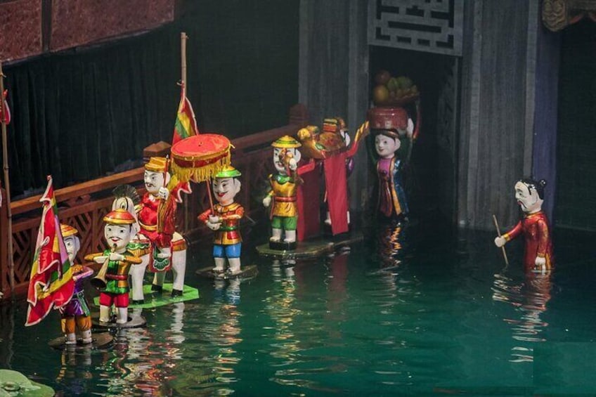 Hanoi Water Puppet Shower Ticket Add Visiting Hanoi Best Sightsee