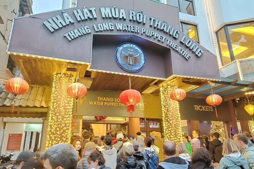 Hanoi Water Puppet Shower Ticket Add Visiting Hanoi Best Sightsee