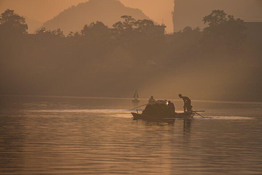 Sunrise on the river