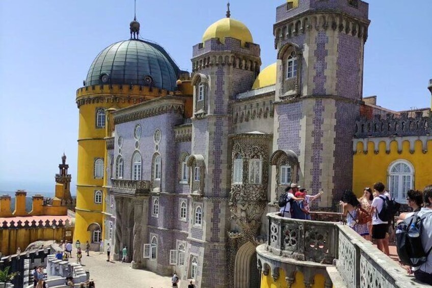 Sintra fairytale story, entrance fee included Pena Palace and Regaleira