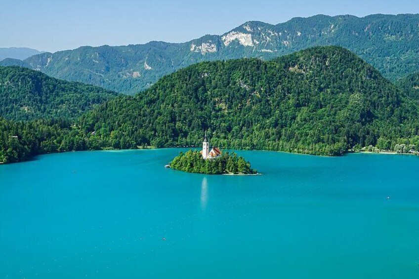 Lake Bled and its colour
