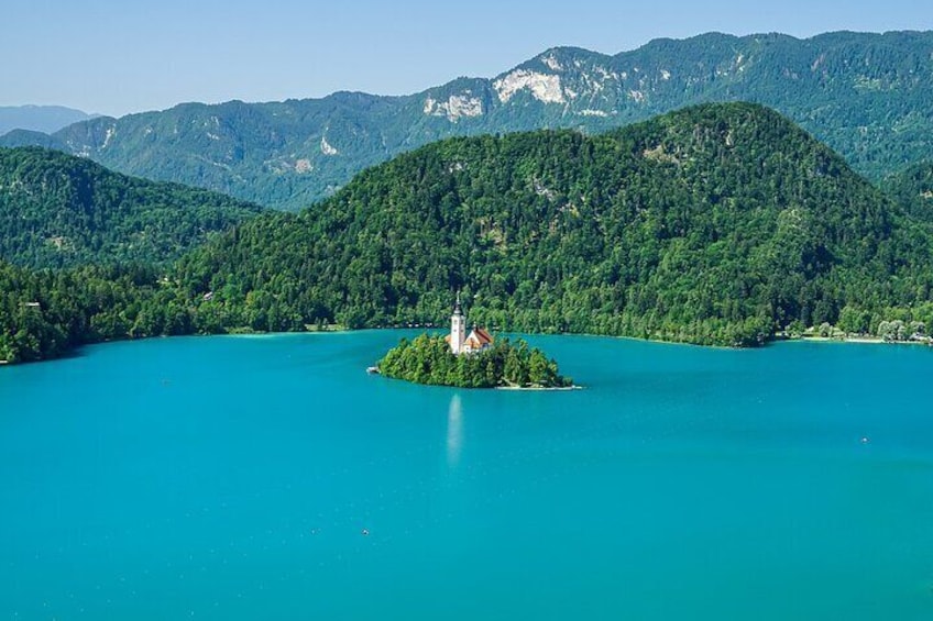 Lake Bled and its colour