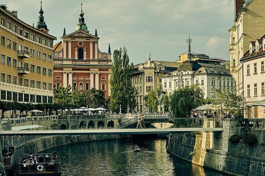 Prešeren squaire and three bridges