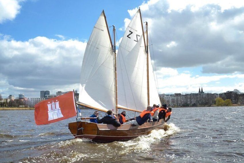 Your beautiful two-master on the Alster