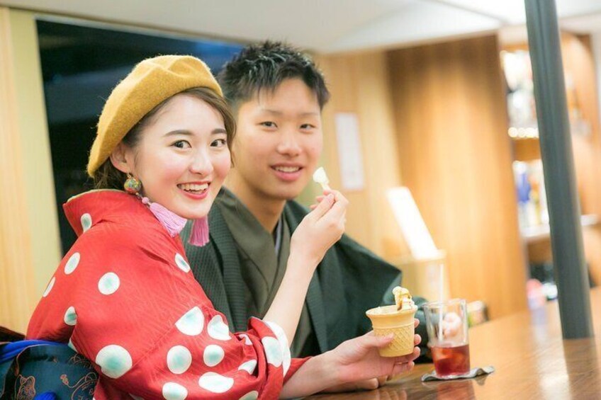 Kanazawa kimono walking plan