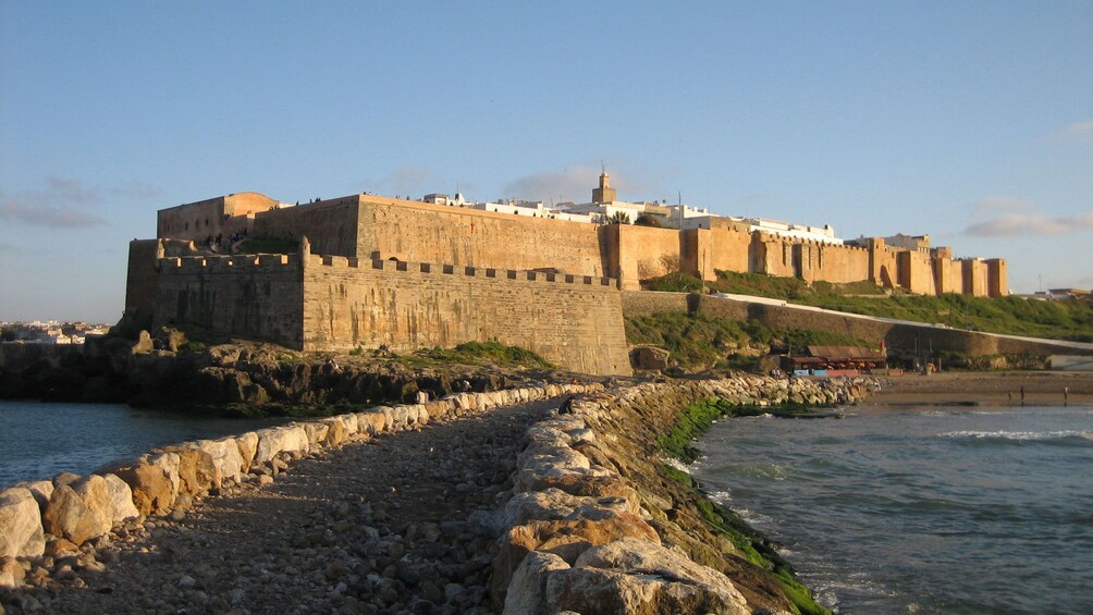 large stone fort in casablanca