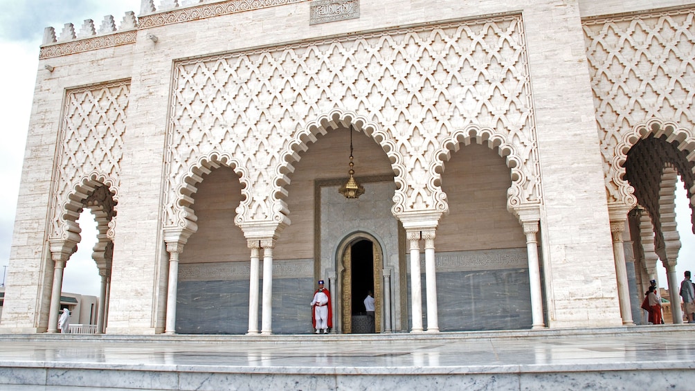 ornate entrance of building 