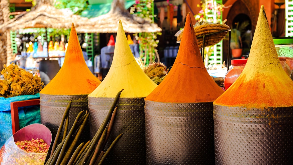 Spice and scent shop within Djemaa El Fnaa Square in Marrakech