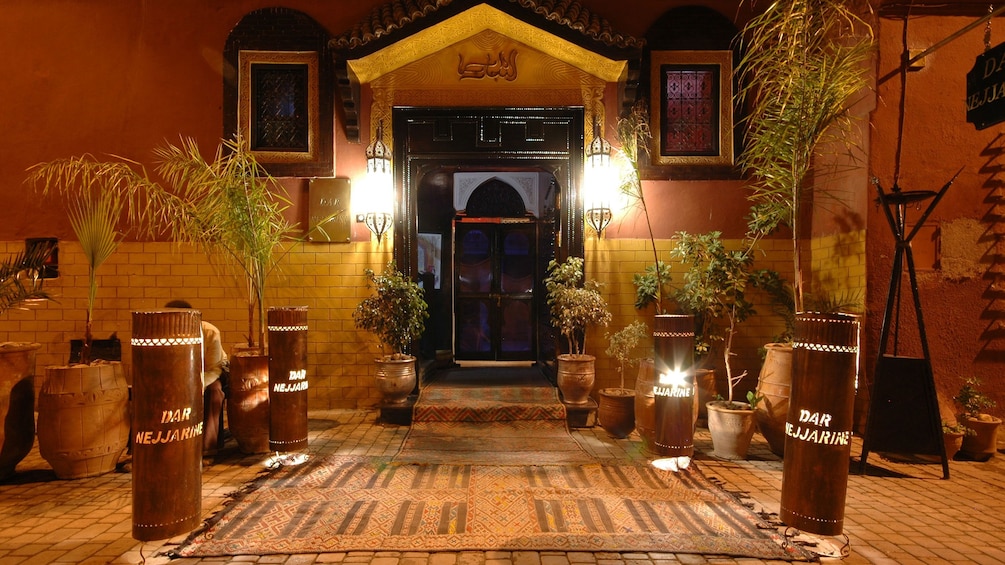 Dar Nejjarine Moroccan restaurant near Koutoubia