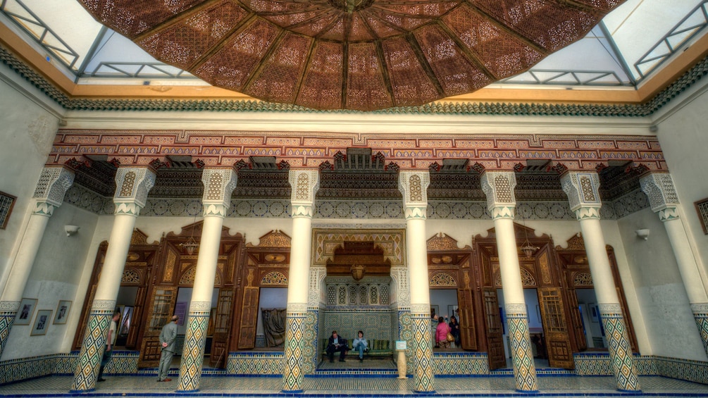 Public square within El Bahia Palace