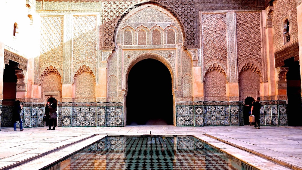 Public square within El Bahia Palace in Marrakech